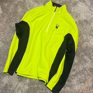 Neon Green Spyder Men’s Core Sweater Size Large